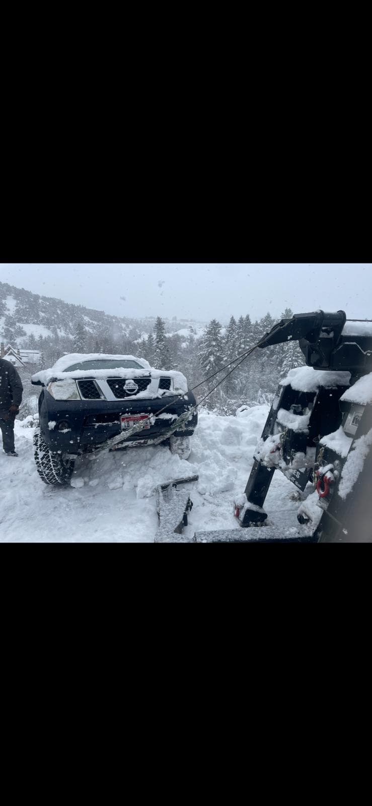 Mountain vehicle recovery